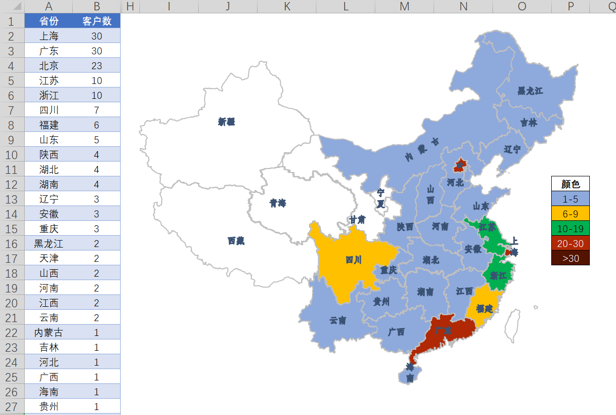 数据热力地图